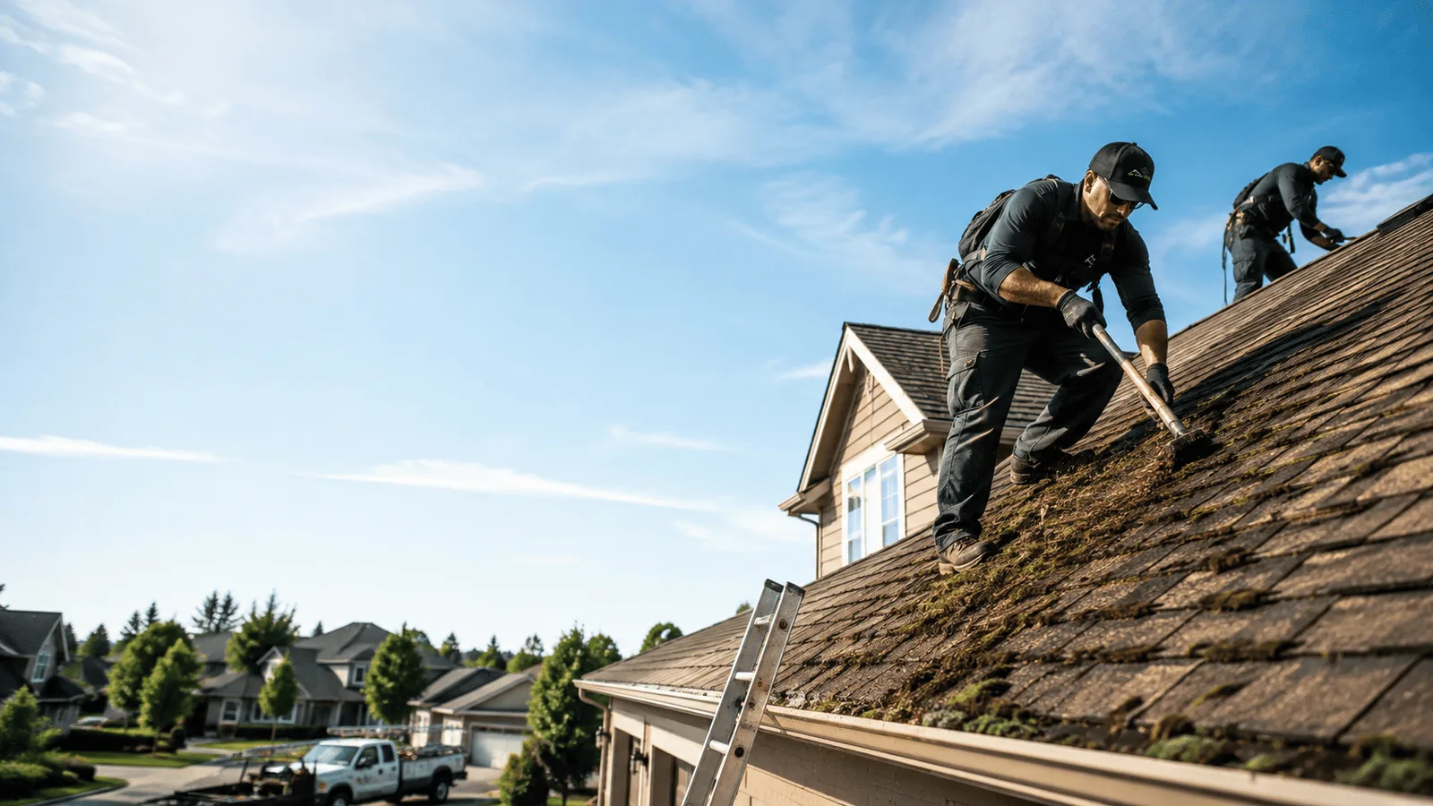 Roof Moss Removal in Bunch, OK near me